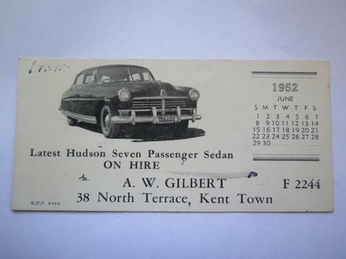 June 1952 gilbert - w, kent
